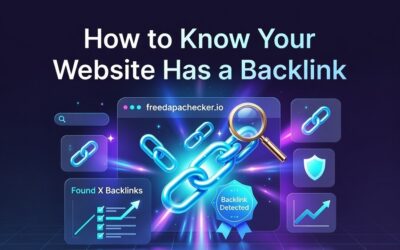 How to Know Your Website Has a Backlink